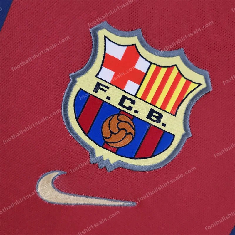 1998/1999 Retro Barcelona Football Shirt Home 1:1 Thai Quality - Detail 5