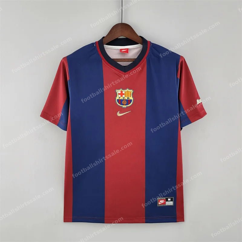 1998/1999 Retro Barcelona Football Shirt Home 1:1 Thai Quality