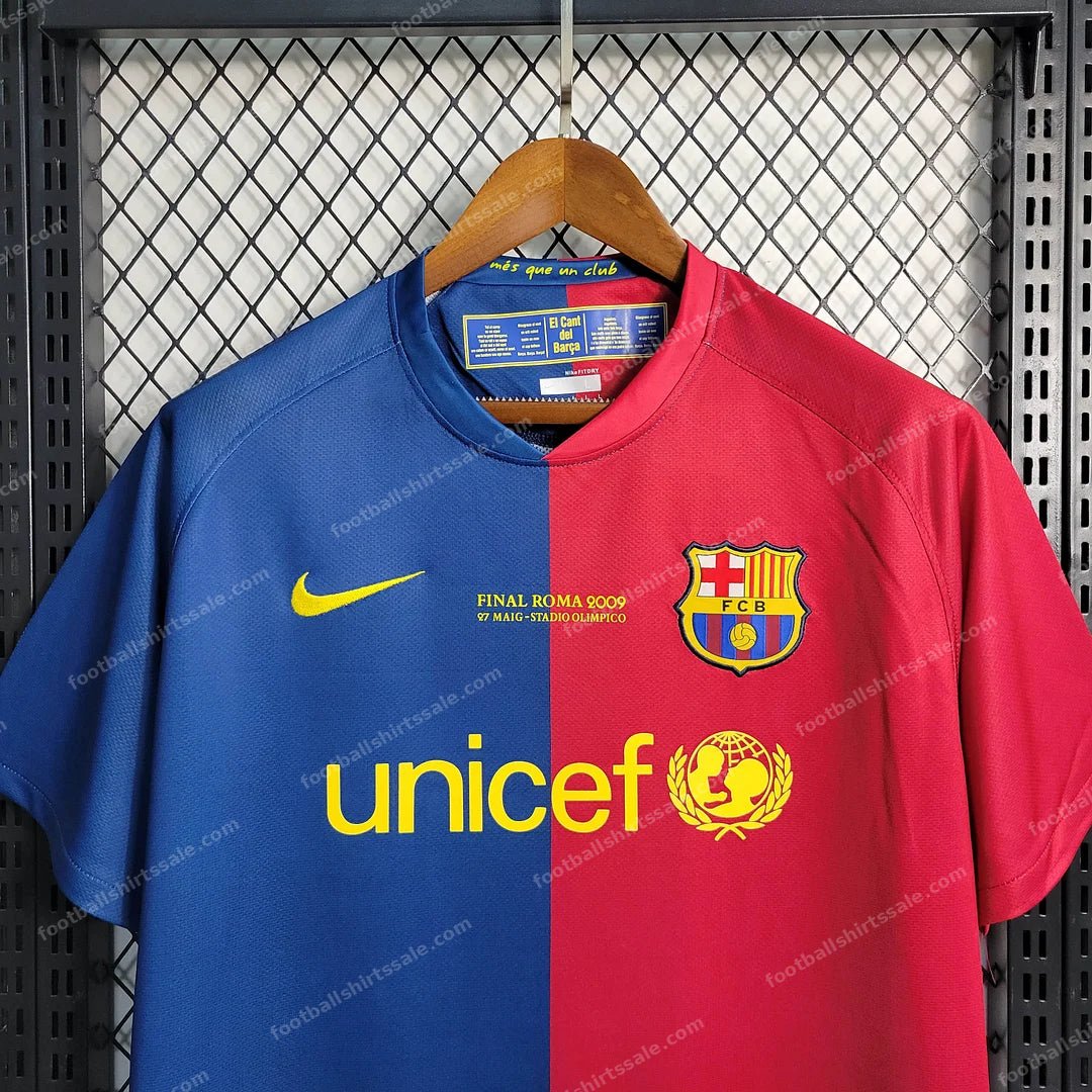 2008/2009 Retro Barcelona Football Shirt Home 1:1 Thai Quality - Detail 2