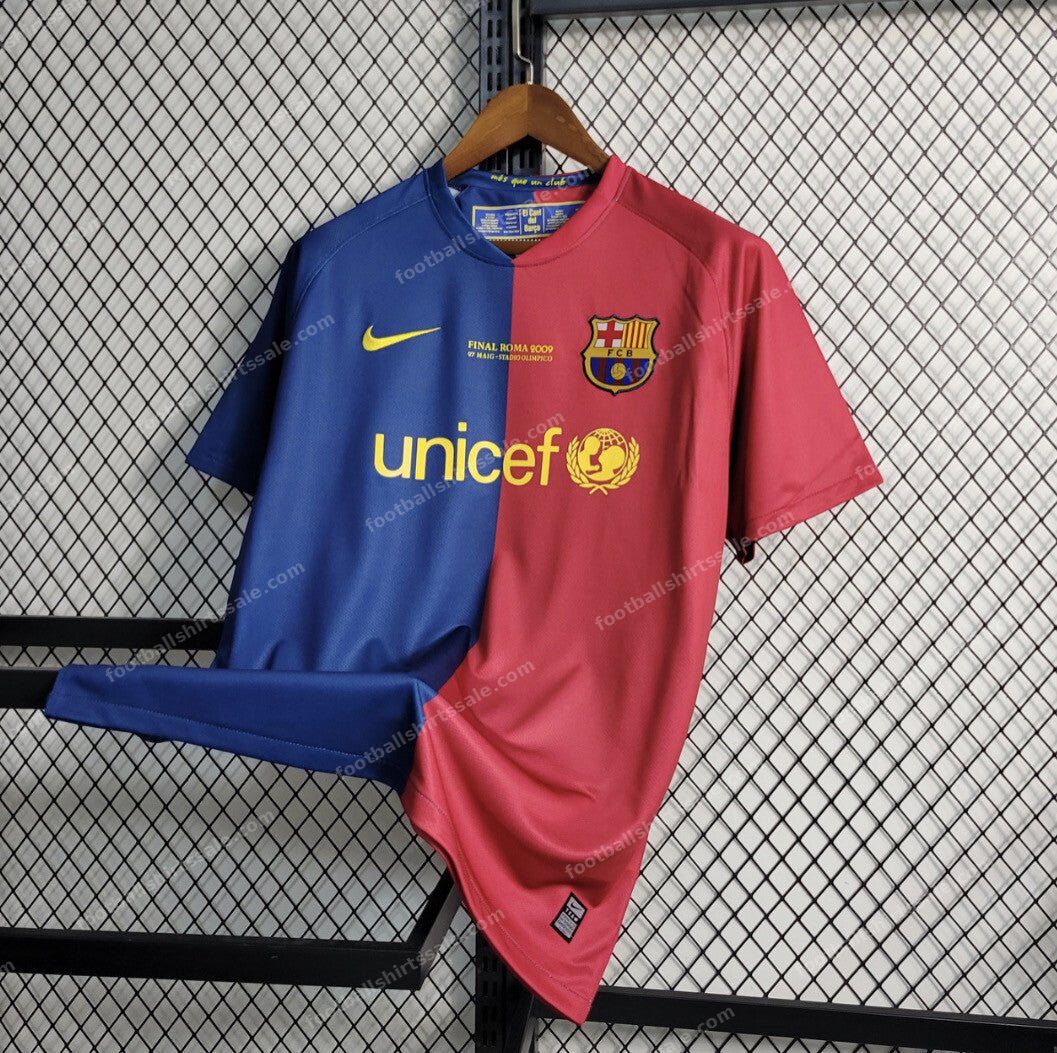 2008/2009 Retro Barcelona Football Shirt Home 1:1 Thai Quality - Detail 3