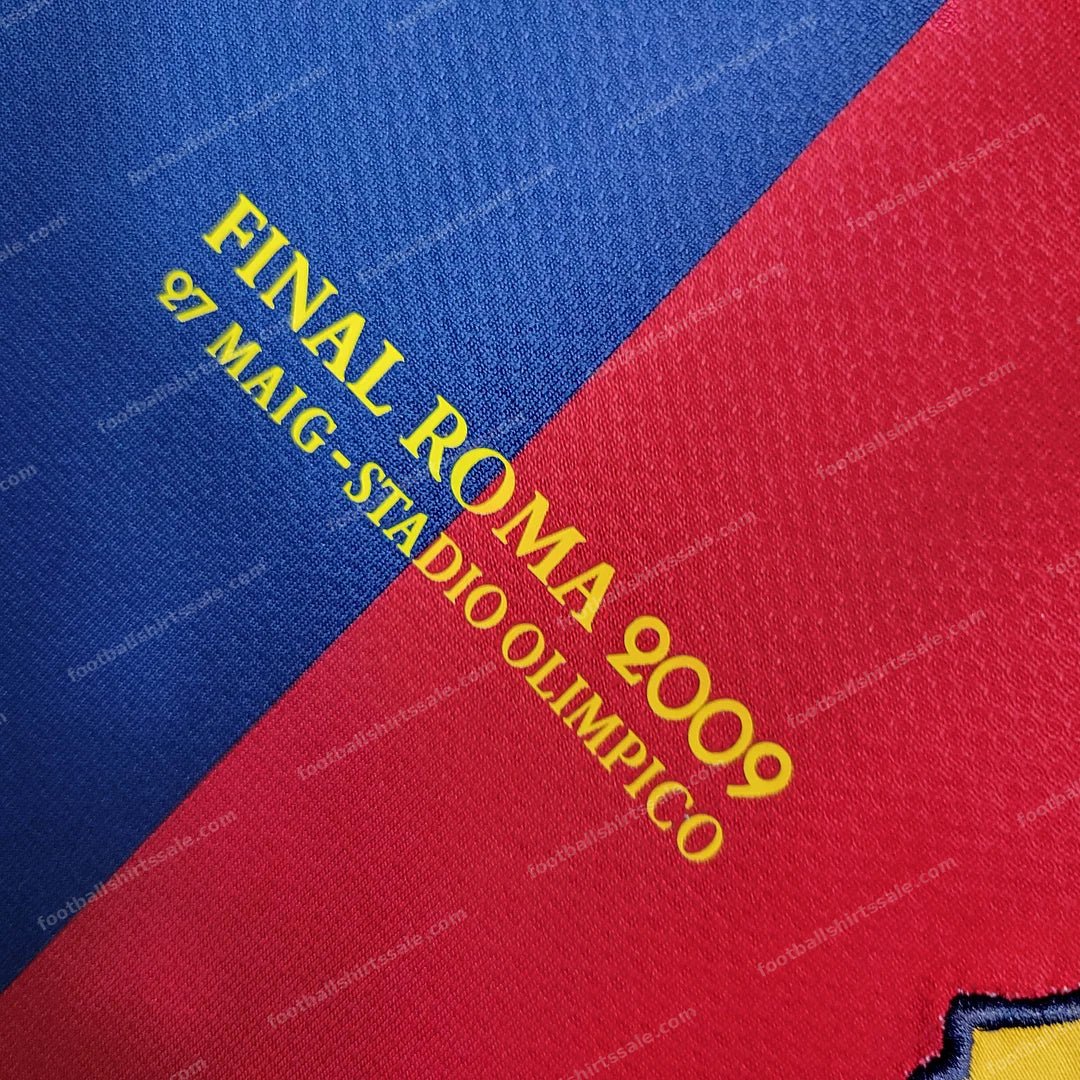 2008/2009 Retro Barcelona Football Shirt Home 1:1 Thai Quality - Detail 6