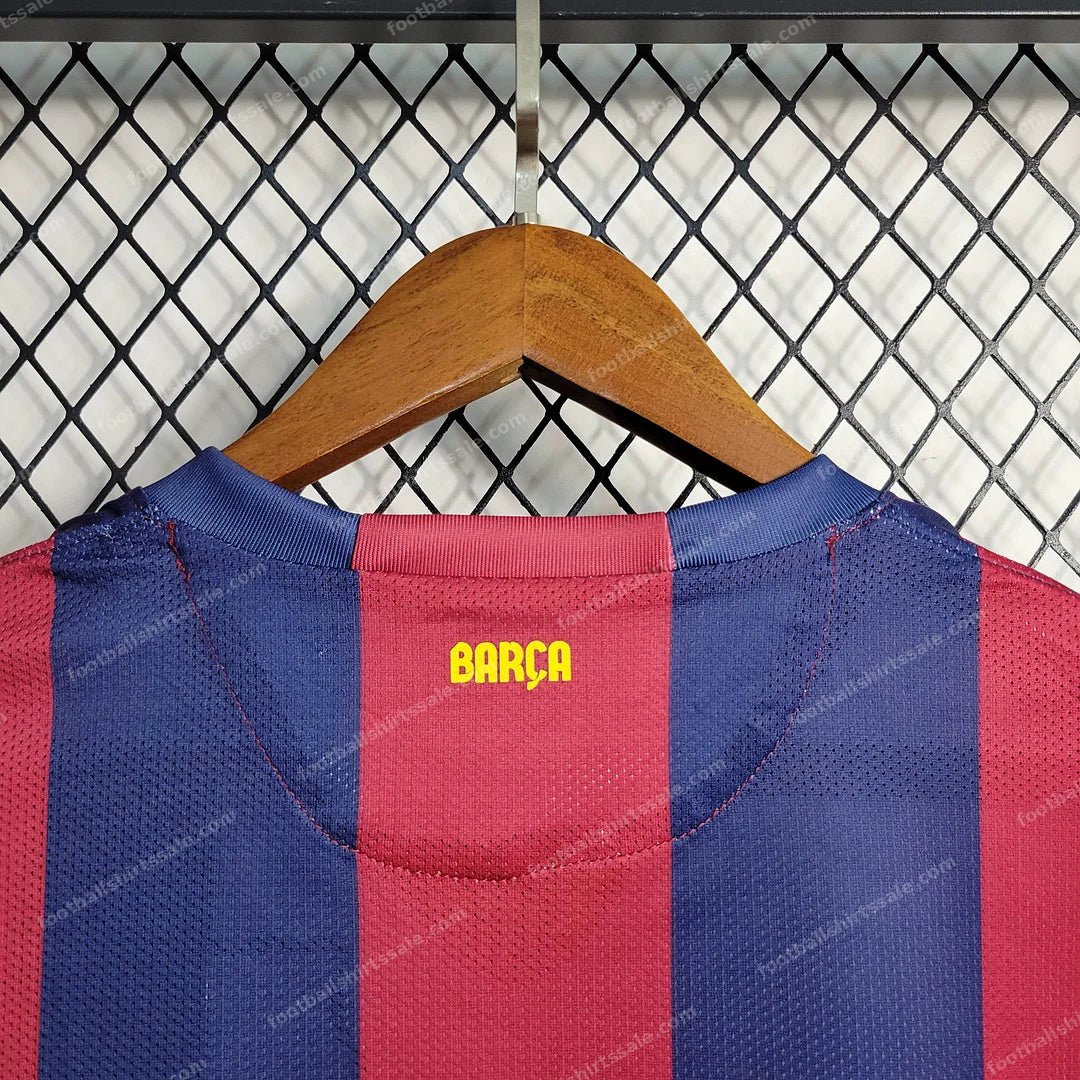 2014/2015 Retro Barcelona Football Shirt Home - Detail 10