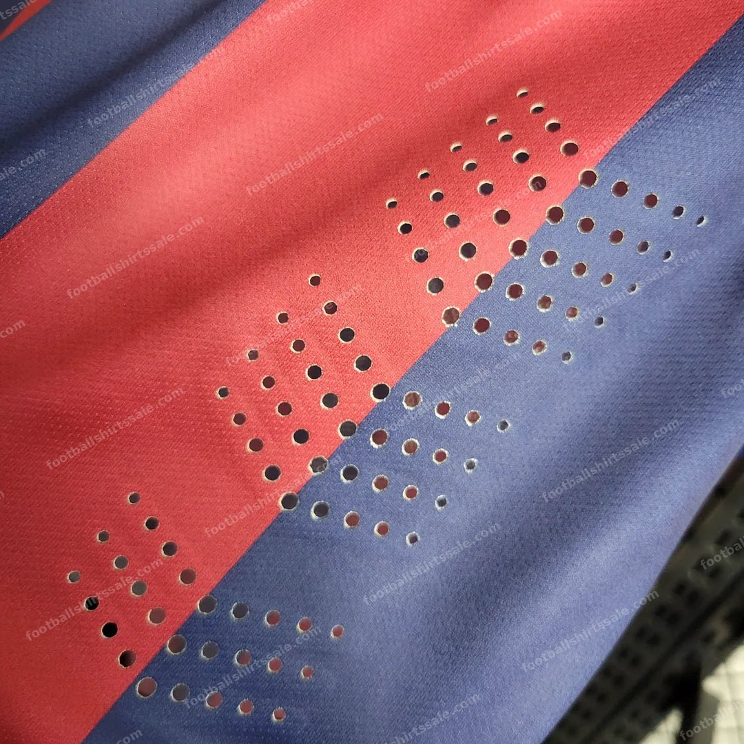 2014/2015 Retro Barcelona Football Shirt Home - Detail 8