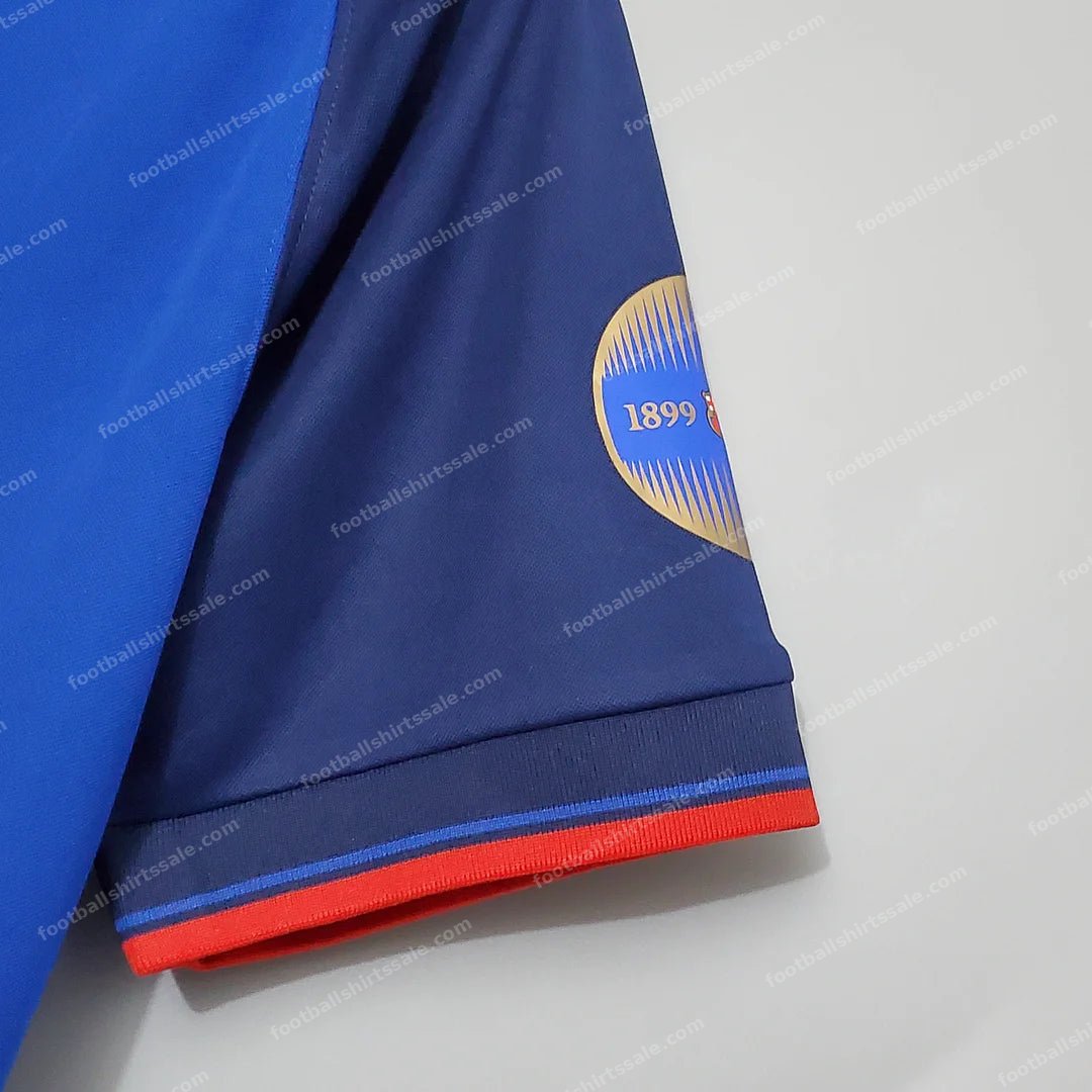 1999/2000 Retro Barcelona Home 100th Anniversary Version Football Shirt 1:1 Thai Quality - Detail 5