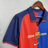 1999/2000 Retro Barcelona Home 100th Anniversary Version Football Shirt 1:1 Thai Quality - Detail 6