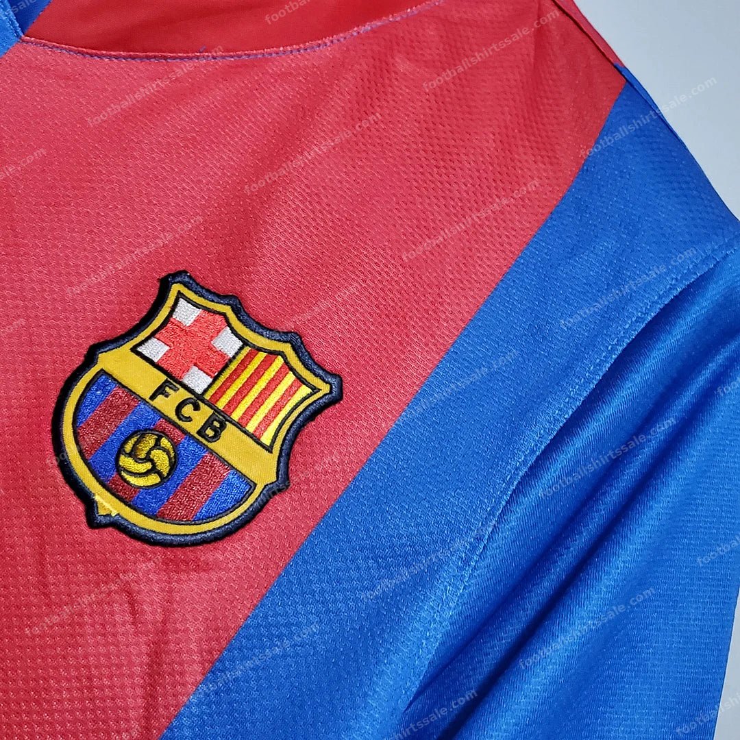 2006/2007 Retro Barcelona Home Football Shirt 1:1 Thai Quality - Detail 8