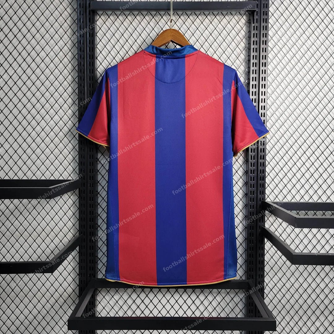 2007/2008 Retro Barcelona Home Football Shirt 1:1 Thai Quality - Detail 1