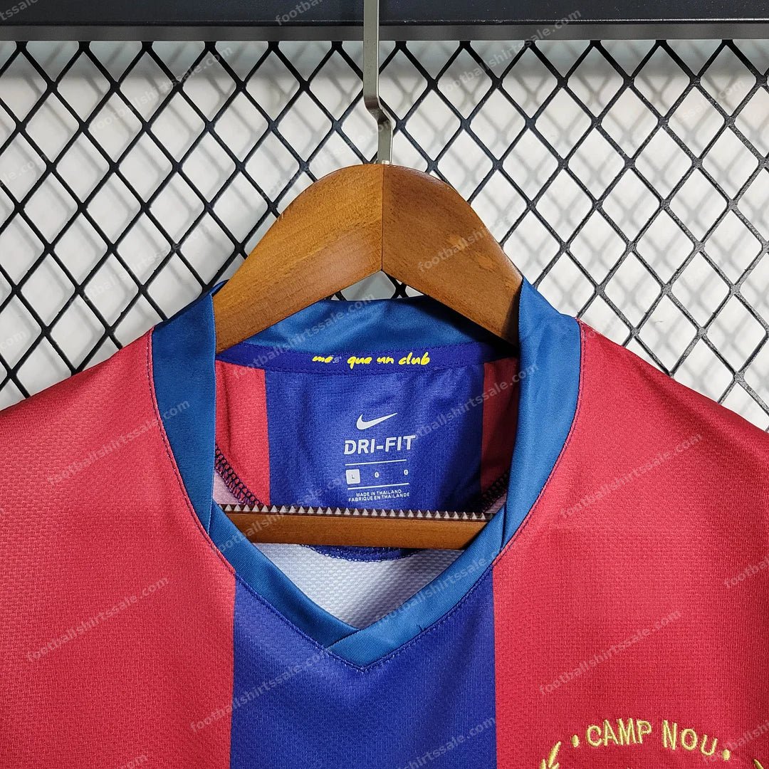 2007/2008 Retro Barcelona Home Football Shirt 1:1 Thai Quality - Detail 4