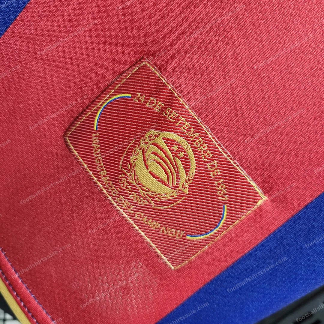 2007/2008 Retro Barcelona Home Football Shirt 1:1 Thai Quality - Detail 6