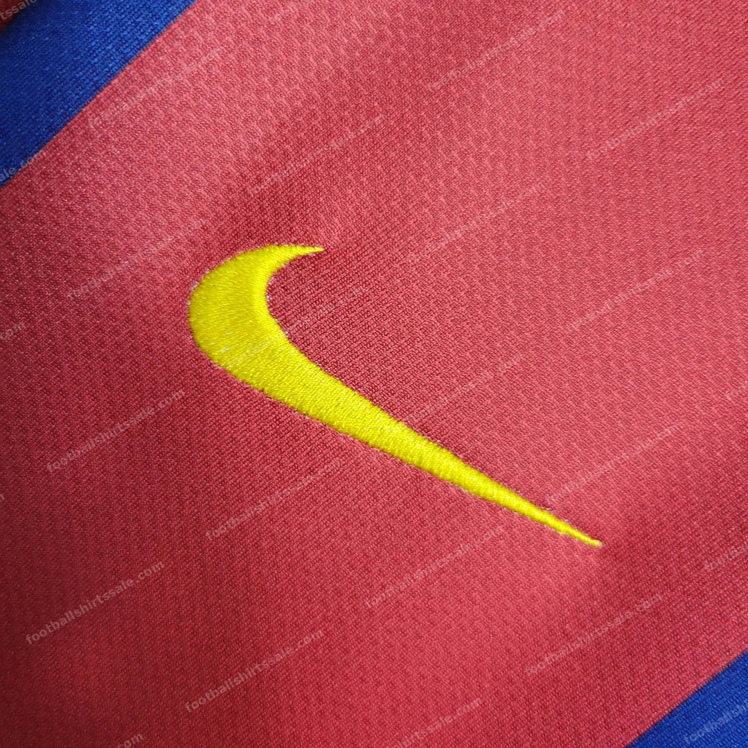 2007/2008 Retro Barcelona Home Football Shirt 1:1 Thai Quality - Detail 9
