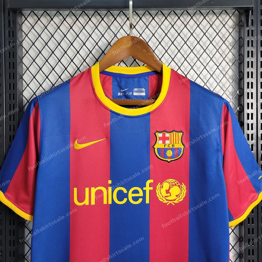 2010/2011 Retro Barcelona Home Football Shirt 1:1 Thai Quality - Detail 4