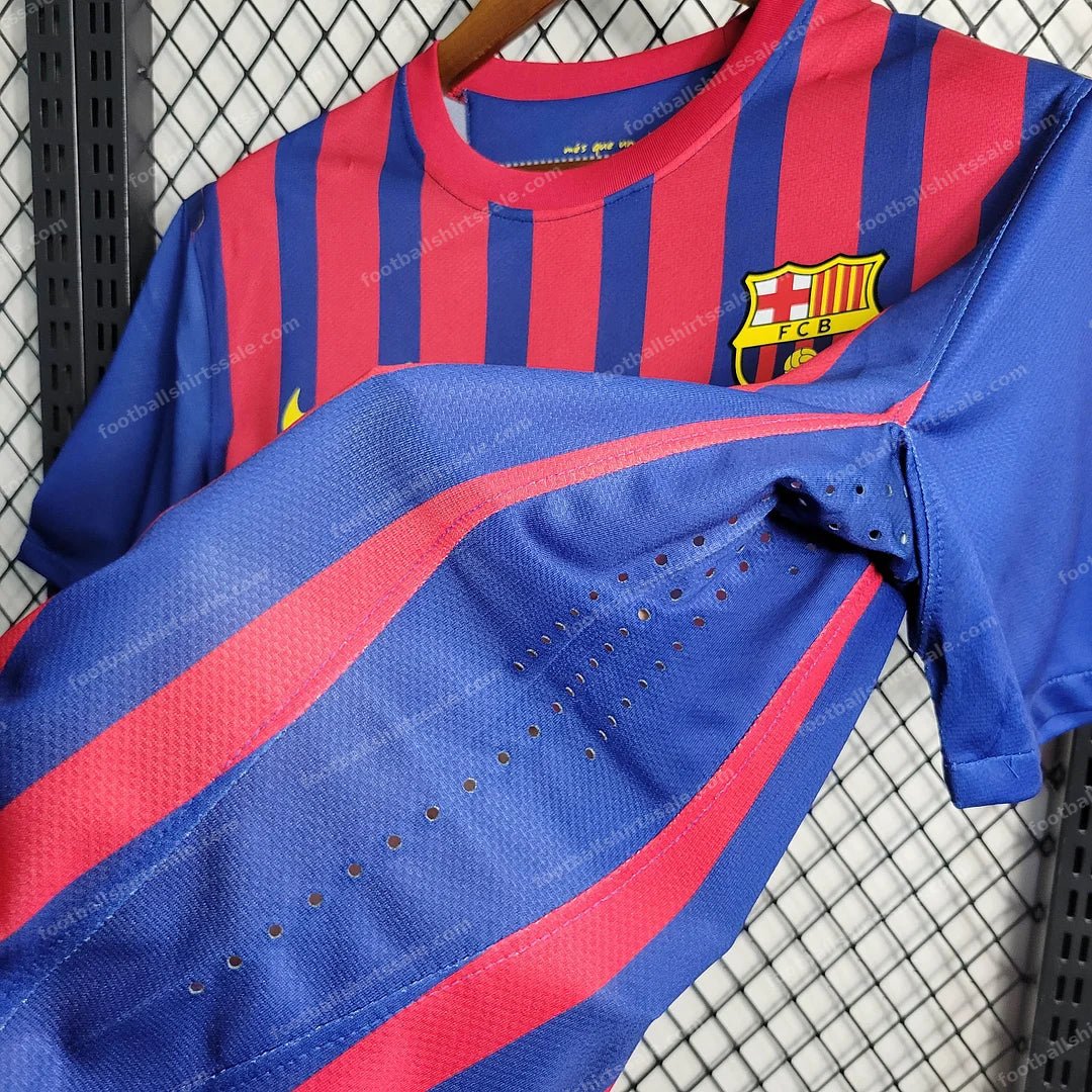 2011/2012 Retro Barcelona Home Football Shirt 1:1 Thai Quality - Detail 7