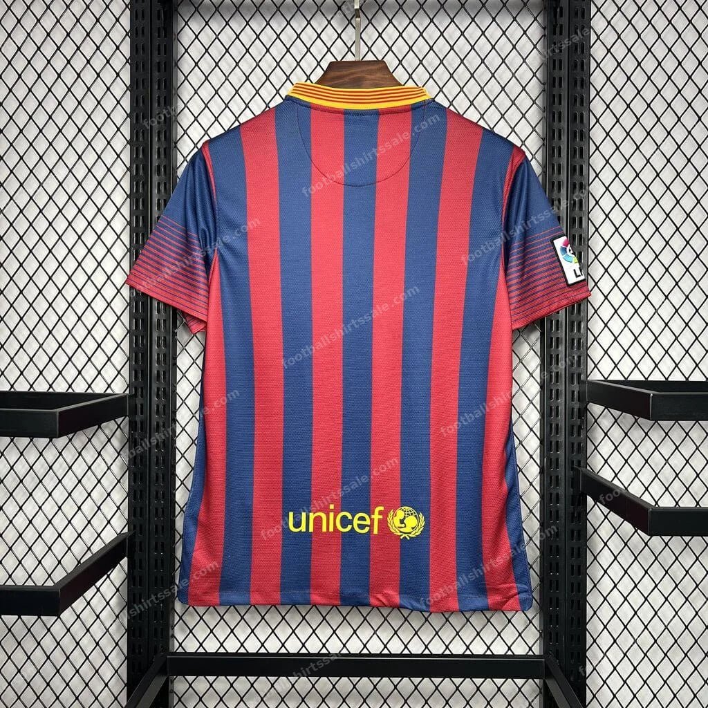 2013/2014 Retro Barcelona Home Football Shirt 1:1 Thai Quality - Detail 1
