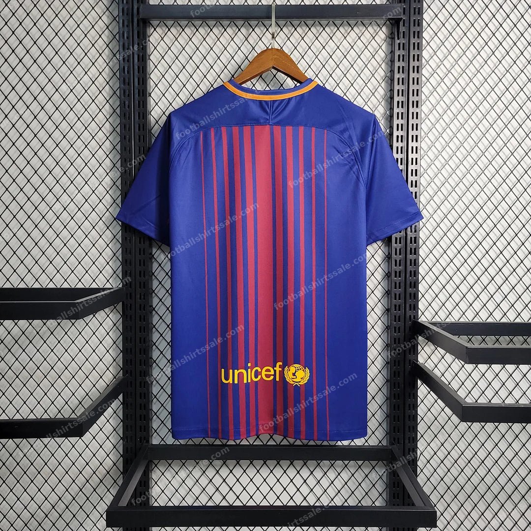 2017/2018 Retro Barcelona Home Football Shirt 1:1 Thai Quality - Detail 1