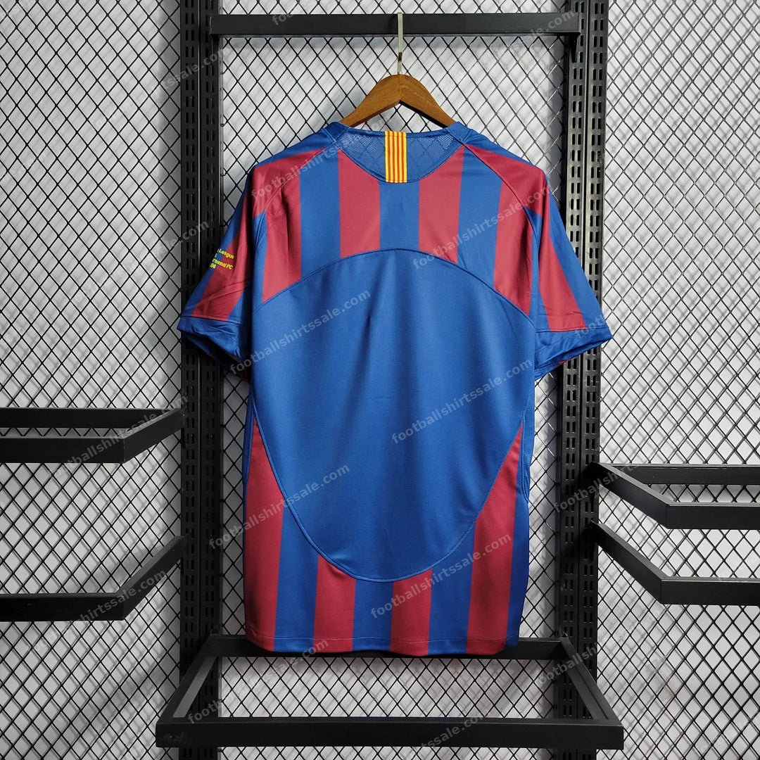 2005/2006 Retro Barcelona Home Football Shirt UEFA Champions League 1:1 Thai Quality - Detail 1