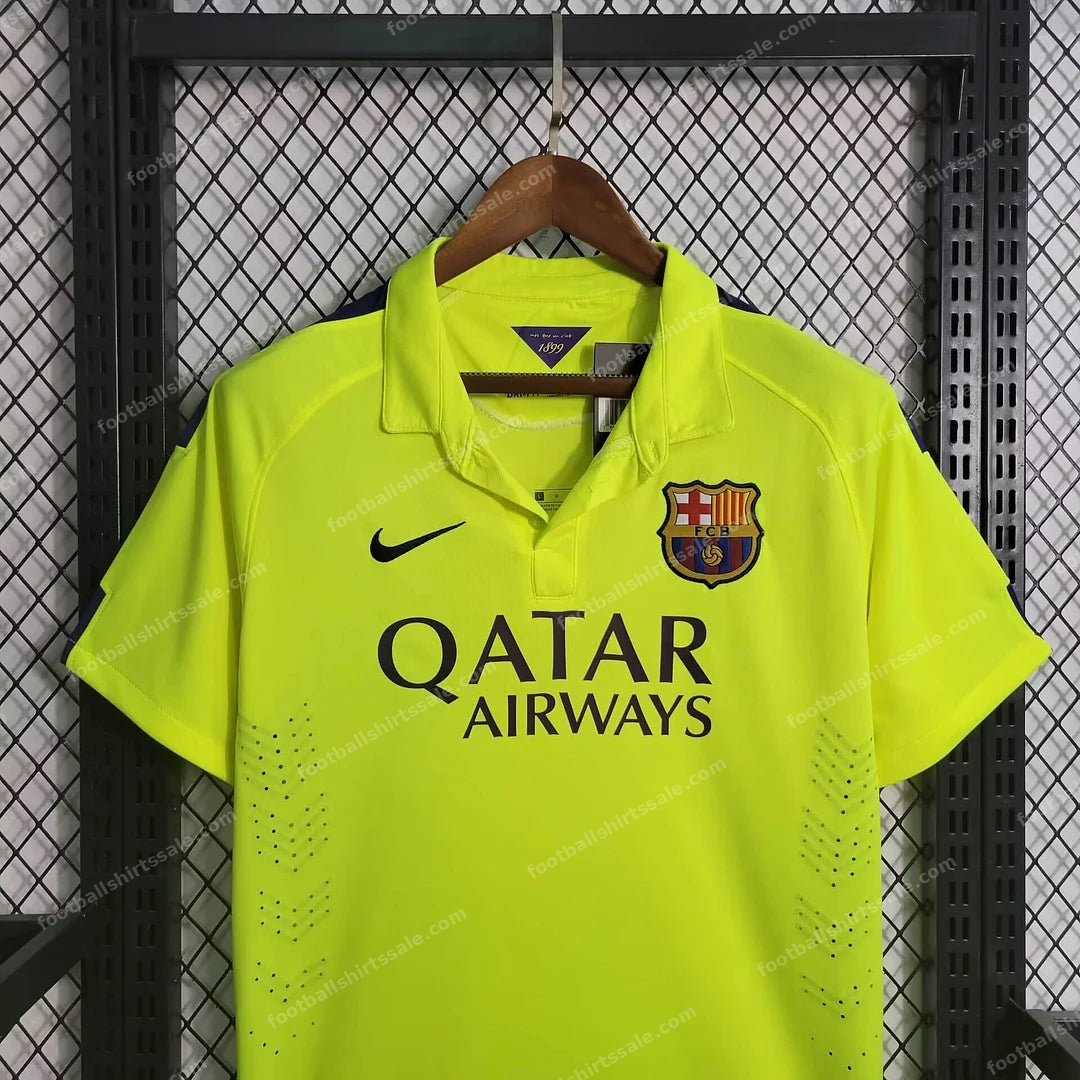 2014/2015 Retro Barcelona Third Away Football Shirt 1:1 Thai Quality - Detail 3