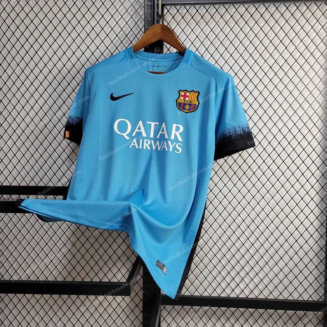 2015/2016 Retro Barcelona Third Away Football Shirt 1:1 Thai Quality - Detail 2