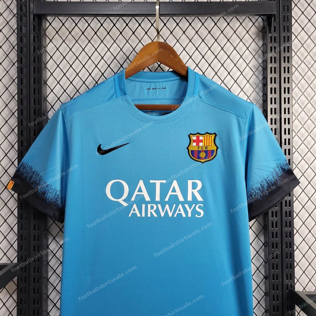 2015/2016 Retro Barcelona Third Away Football Shirt 1:1 Thai Quality - Detail 3