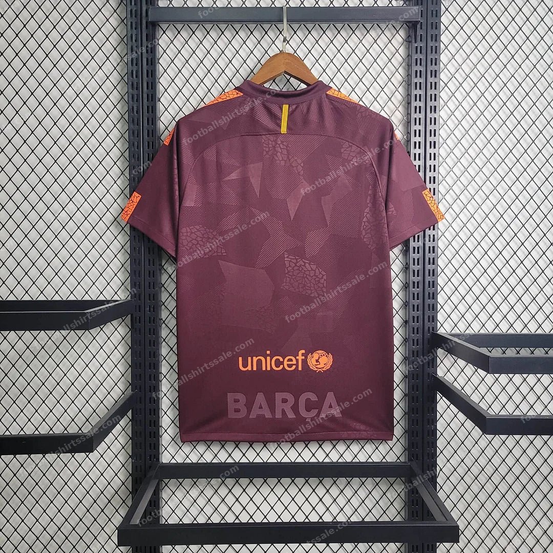 2017/2018 Retro Barcelona Third Away Football Shirt 1:1 Thai Quality - Detail 1