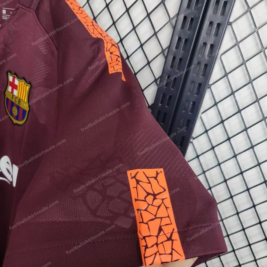 2017/2018 Retro Barcelona Third Away Football Shirt 1:1 Thai Quality - Detail 7