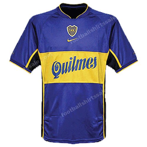 Retro Boca Juniors Home Shirt 01/02