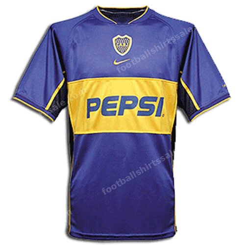 Retro Boca Juniors Home Shirt 02/03
