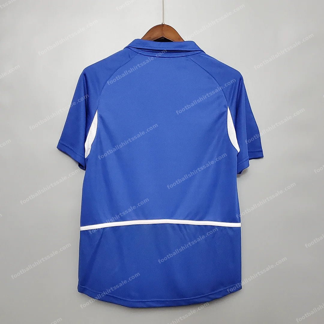 2002 Retro Brazil Away Soccer Jersey - Detail 1