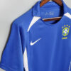 2002 Retro Brazil Away Soccer Jersey - Detail 3