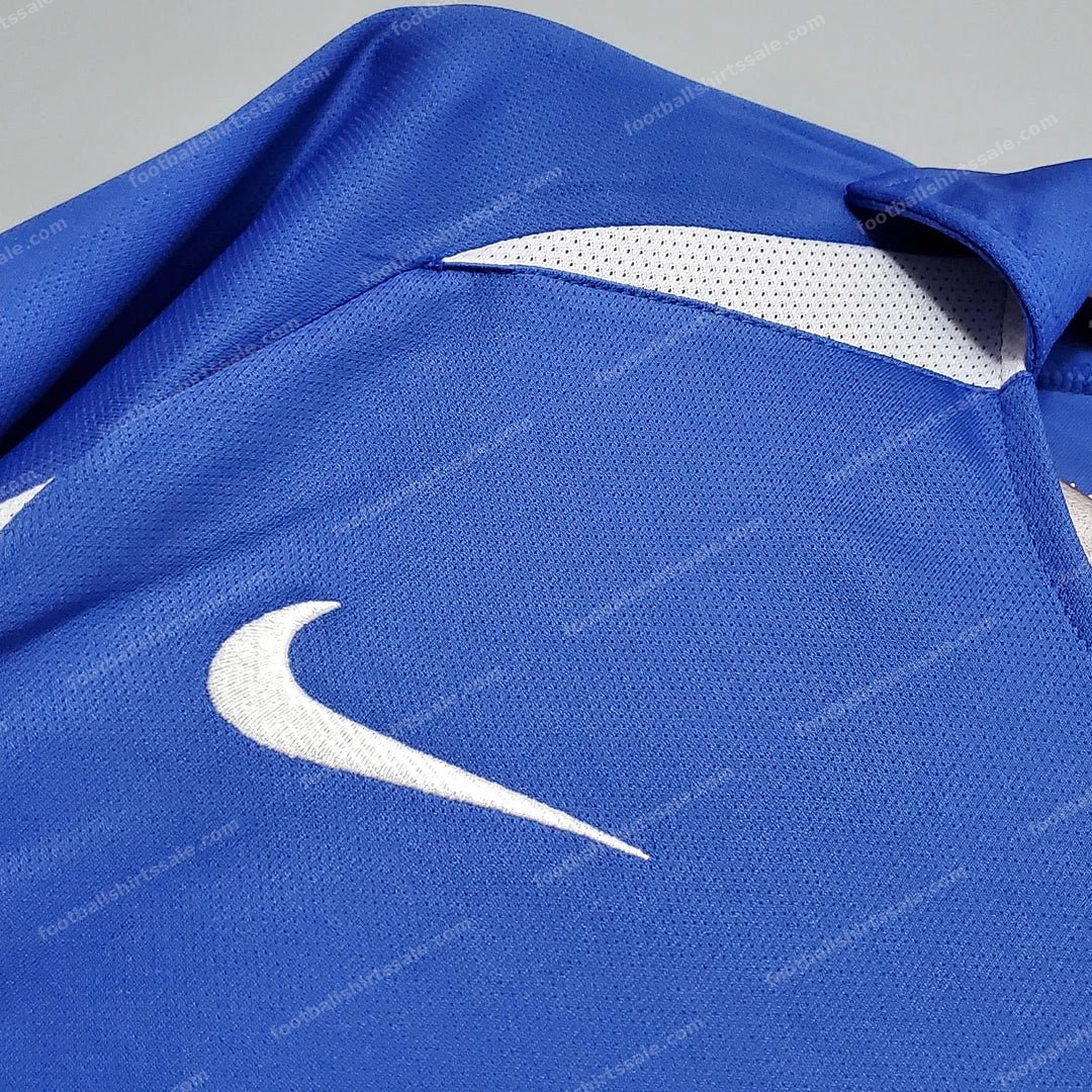 2002 Retro Brazil Away Soccer Jersey - Detail 6