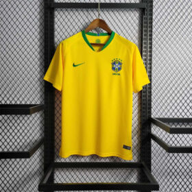 2018 Retro Brazil Football Jersey Home