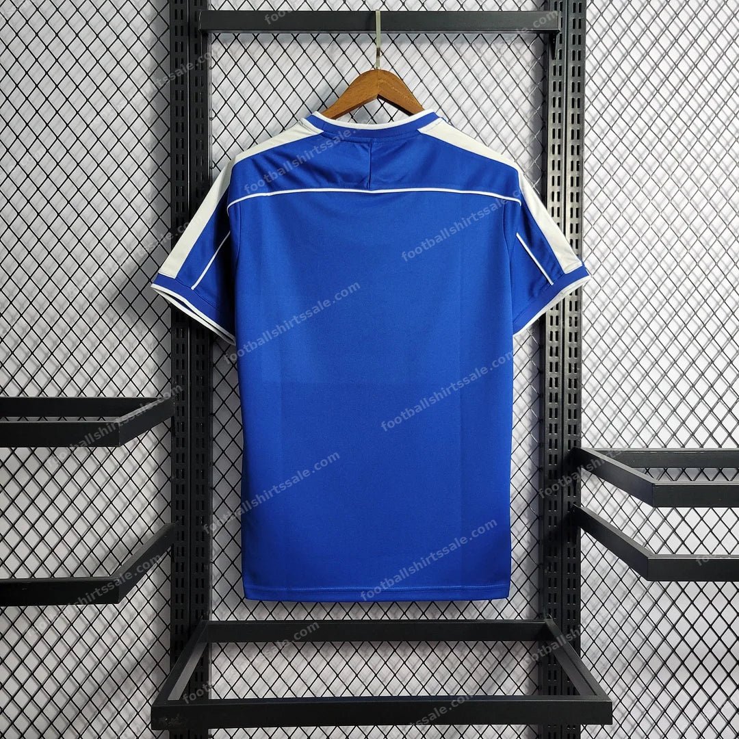 1998 Retro Brazil Soccer Jersey Away - Detail 1