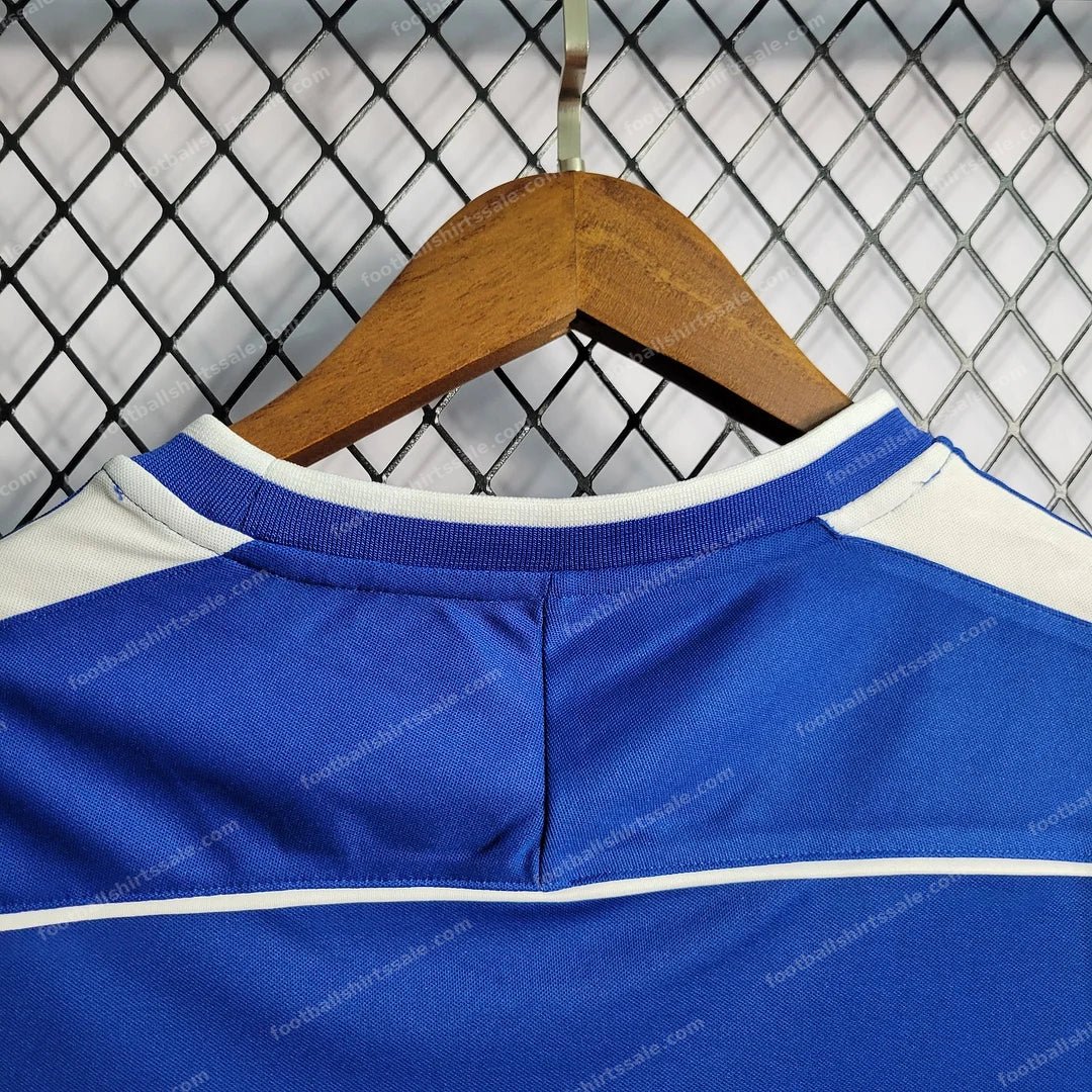 1998 Retro Brazil Soccer Jersey Away - Detail 4