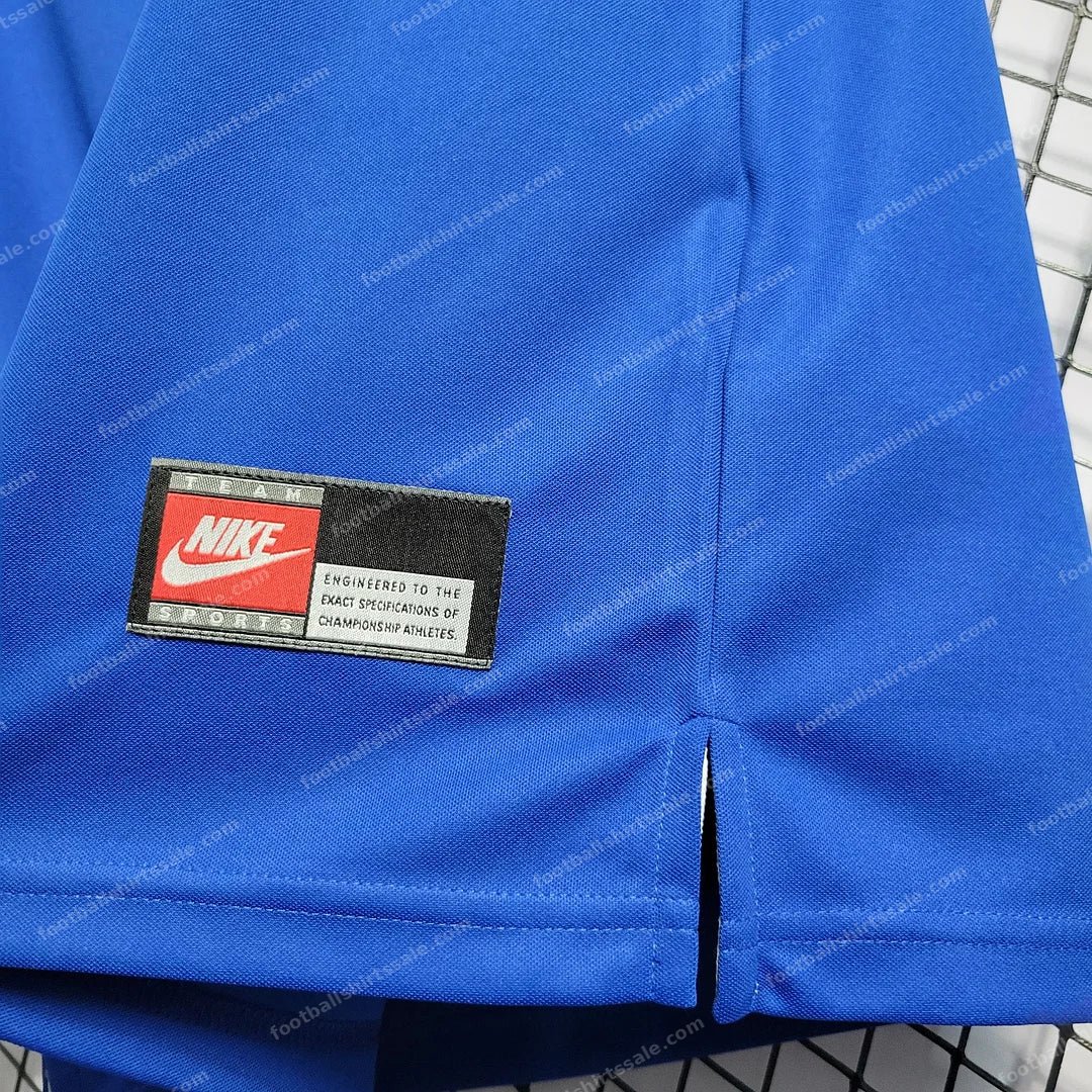 1998 Retro Brazil Soccer Jersey Away - Detail 6