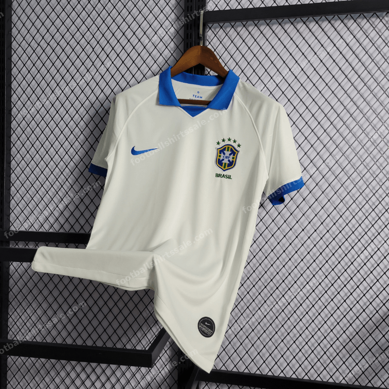2018/2019 Retro Brazil Soccer Jersey Away - Detail 2