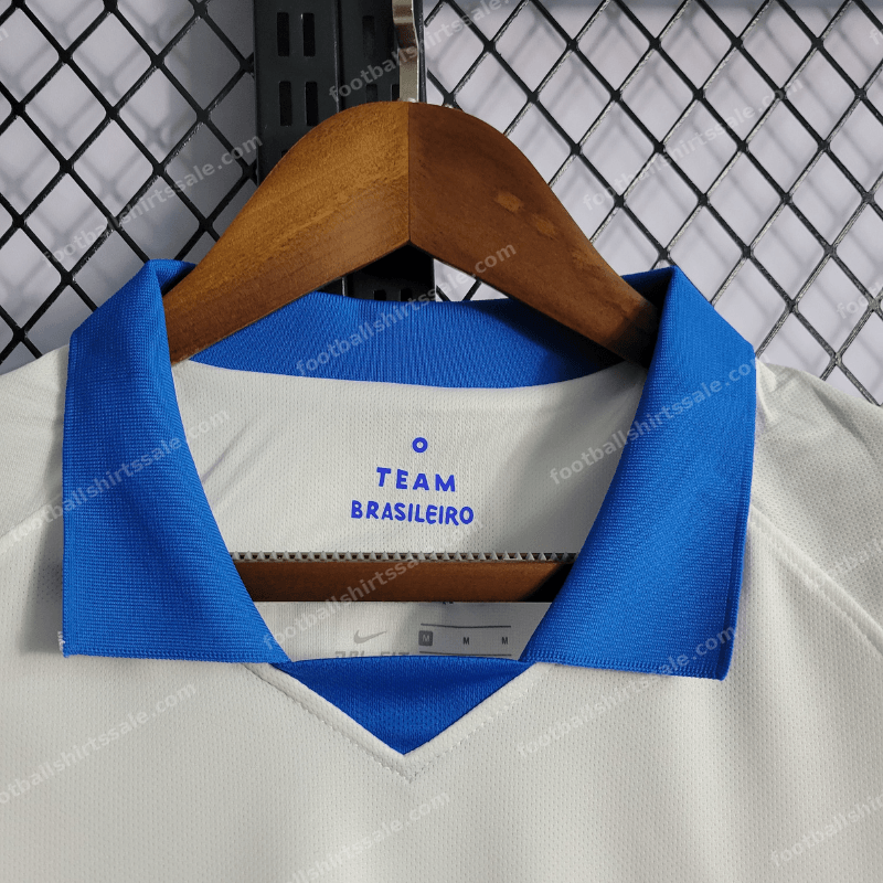 2018/2019 Retro Brazil Soccer Jersey Away - Detail 5