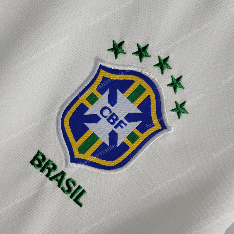 2018/2019 Retro Brazil Soccer Jersey Away - Detail 8