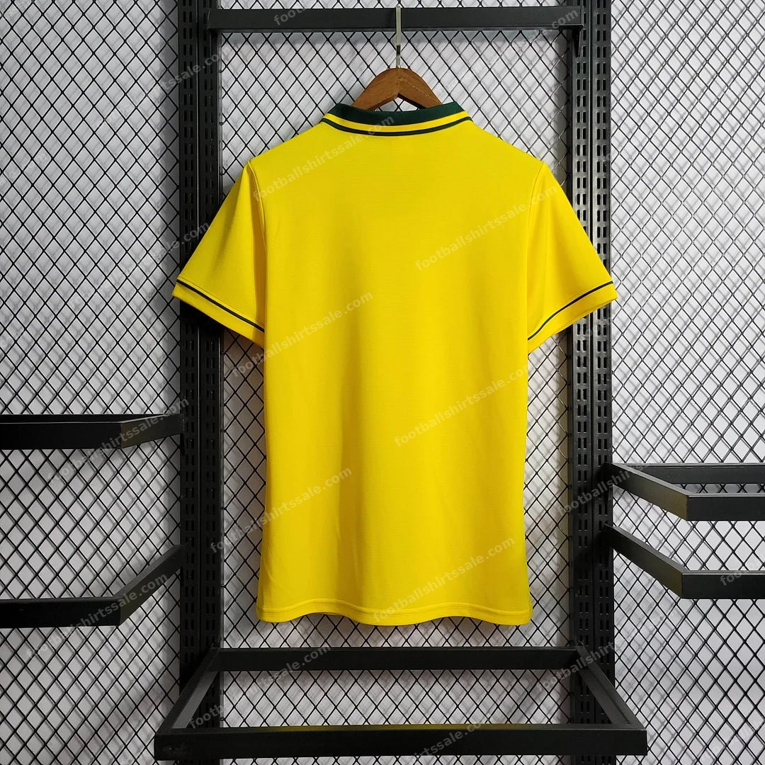 1994 Retro Brazil Soccer Jersey Home - Detail 1
