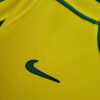 1998 Retro Brazil Soccer Jersey Home - Detail 3