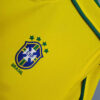 1998 Retro Brazil Soccer Jersey Home - Detail 4
