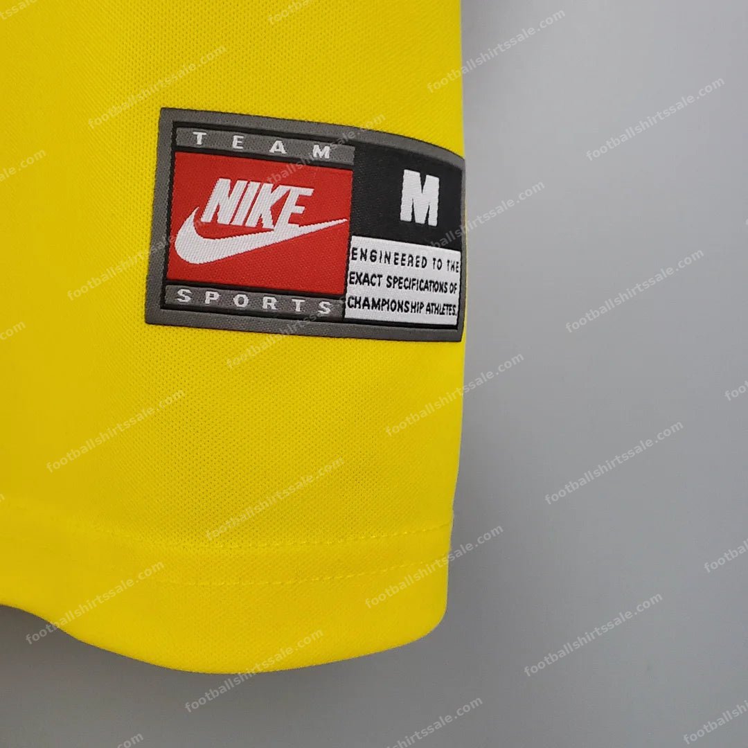 1998 Retro Brazil Soccer Jersey Home - Detail 5