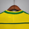 1998 Retro Brazil Soccer Jersey Home - Detail 8