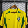2002 Retro Brazil Soccer Jersey Home - Detail 1
