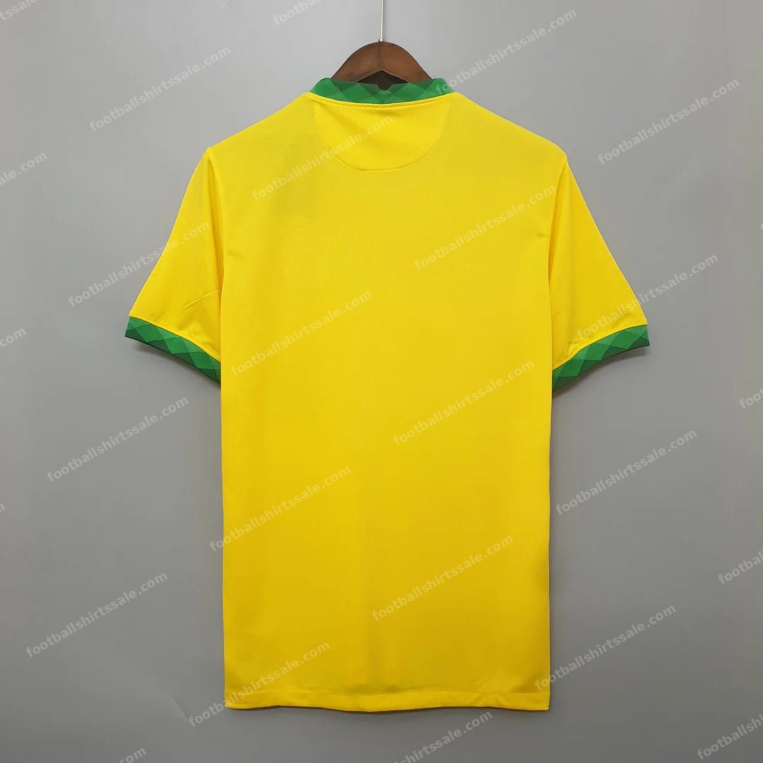 2020 Retro Brazil Soccer Jersey Home - Detail 1