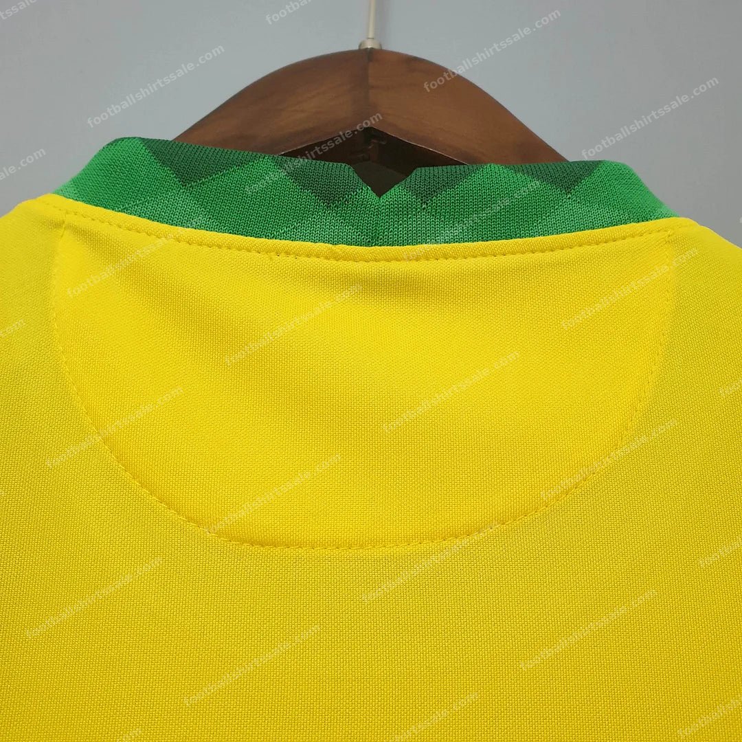 2020 Retro Brazil Soccer Jersey Home - Detail 3