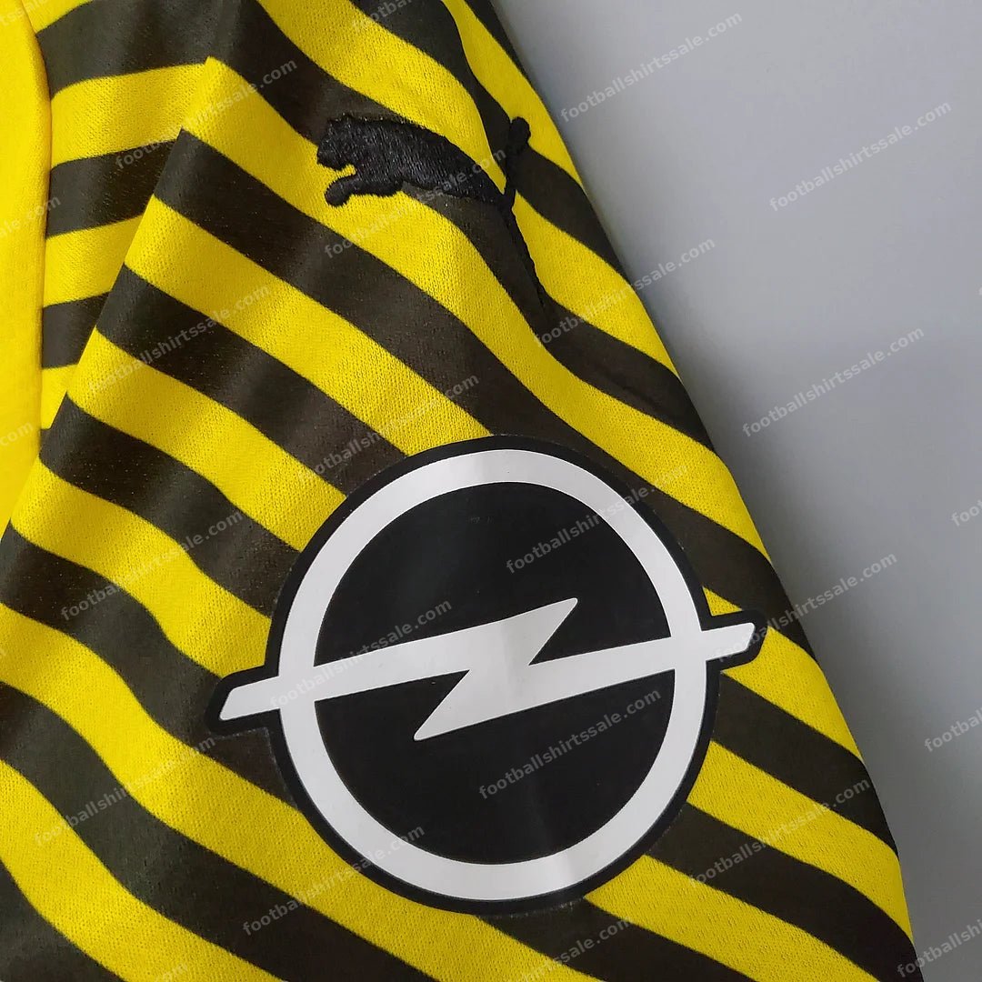 2021/2022 Retro Football Shirt Dortmund Home - Detail 4