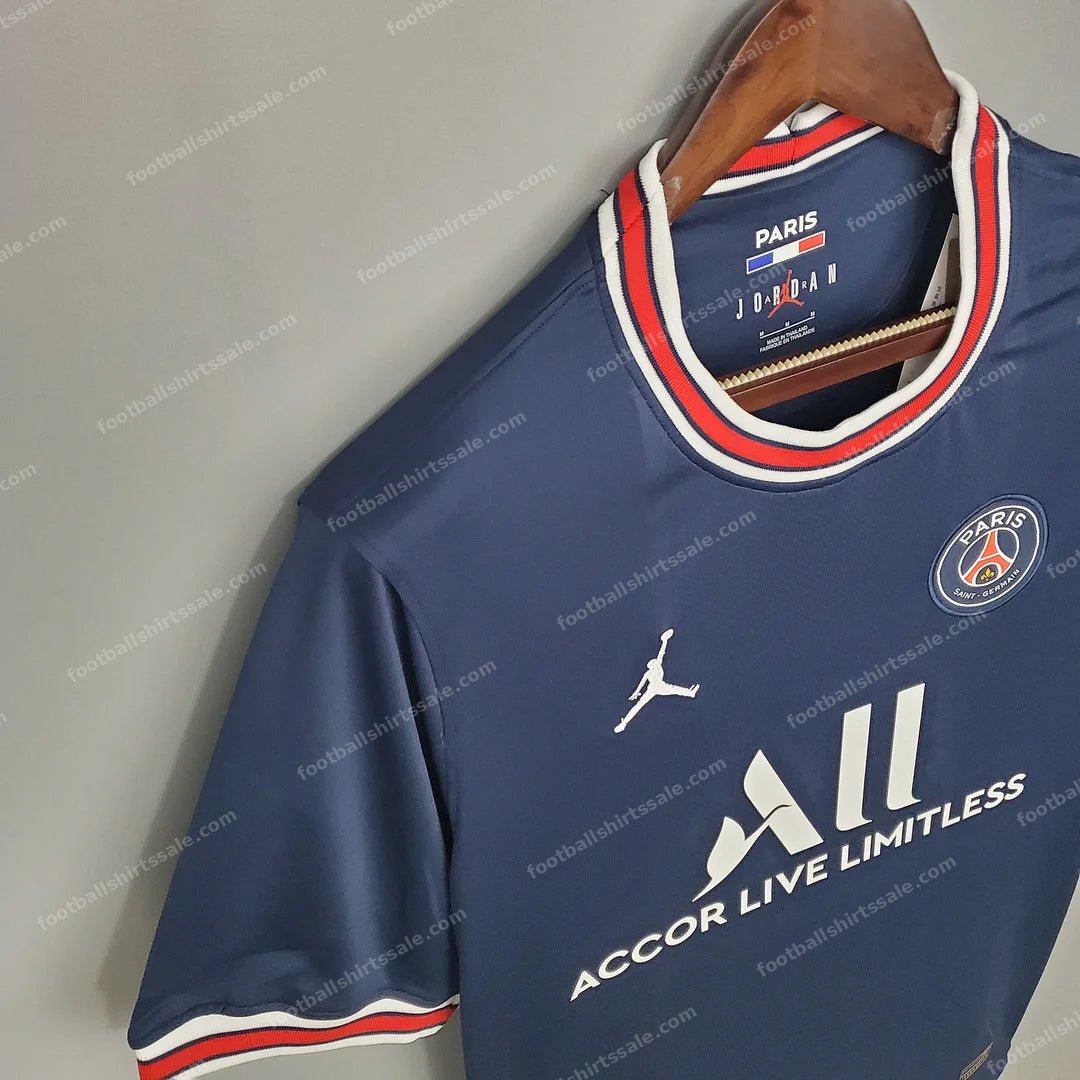 2021/2022 Retro Football Shirt Psg Paris Saint-Germain Home - Detail 2