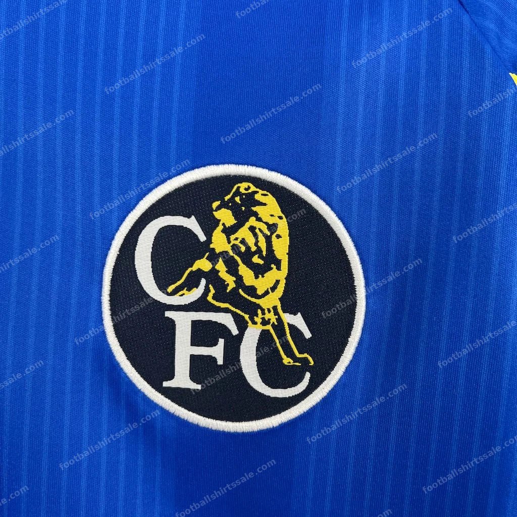 1997/1999 Retro Chelsea Home Football Shirt - Detail 3