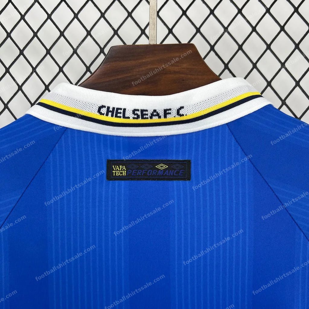 1997/1999 Retro Chelsea Home Football Shirt - Detail 4