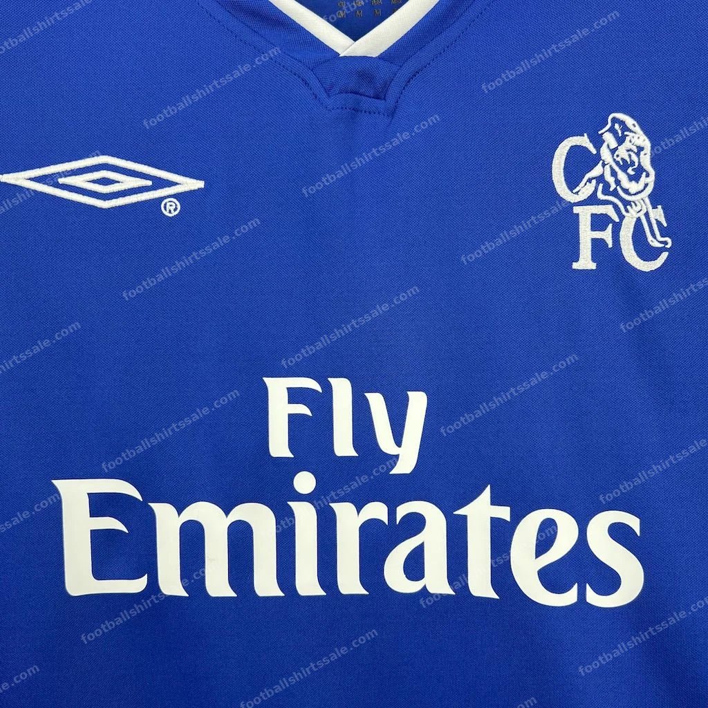2004/2005 Retro Chelsea Home Football Shirt - Detail 1