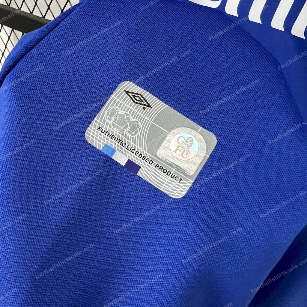 2004/2005 Retro Chelsea Home Football Shirt - Detail 4